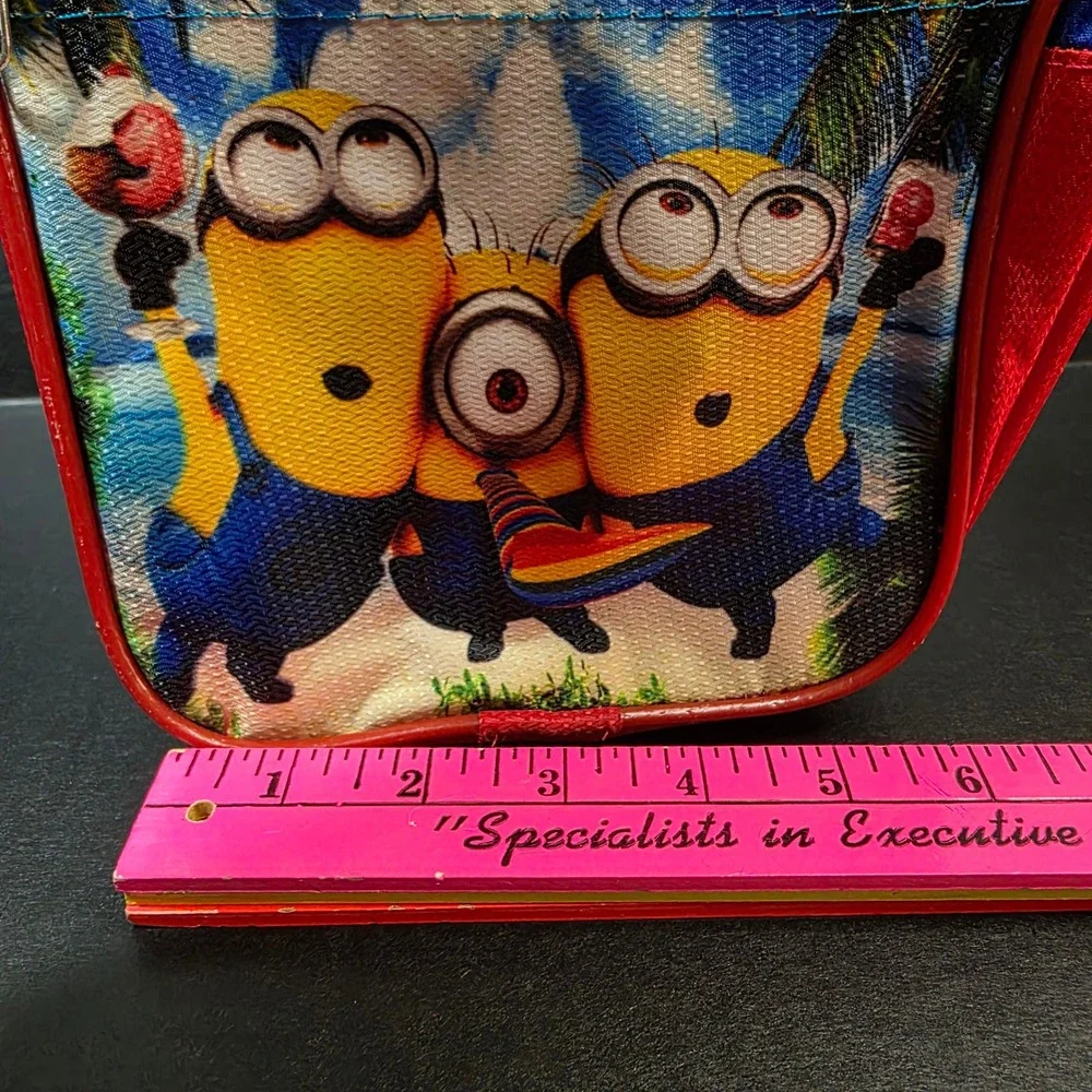 Minions Crossbody Bag Kids Small‎ Red Blue Tropical Graphic Travel Purse